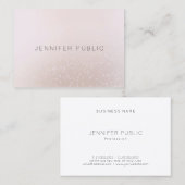 Carte De Visite Modèle professionnel moderne simple tendance éléga (Devant / Derrière)