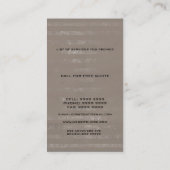 Carte De Visite Modèle professionnel moderne unique de maison de (Dos)