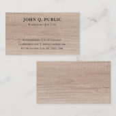 Carte De Visite Modèle professionnel simple et élégant (Devant / Derrière)