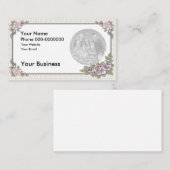 Carte de visite Modèle Rose (Devant / Derrière)