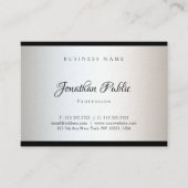 Carte De Visite Modèle simple manuscrit moderne créatif chic (Devant)