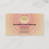 Carte De Visite Modèle Spiral Sable Abstrait professionnel (Dos)