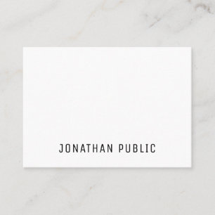 Carte De Visite Modèle tendance Simple Professionnel Moderne Chic