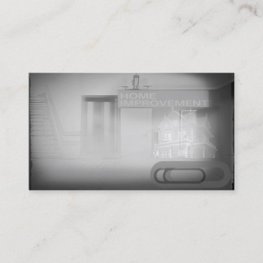 Carte de visite Modèle vierge d'amélioration à dom (Devant)
