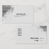 Carte de visite Modèle vintage Grege Grunge Grunge (Devant / Derrière)