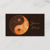 Carte De Visite Modèle Yin Yang Gold ID325 (Devant)