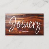 Carte De Visite Modèles de bois de Cocobolo (Dos)