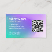 Carte De Visite Modèles de branding de salon de beauté (Devant)