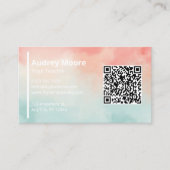 Carte De Visite Modèles de conception pour professeurs de yoga pro (Devant)
