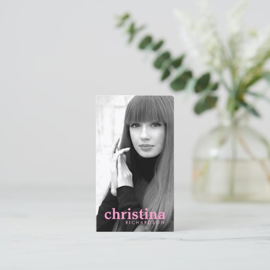 Carte De Visite Modèles et acteurs Capture d'écran moderne III (Debout devant)