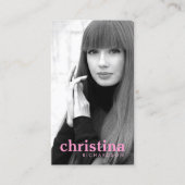 Carte De Visite Modèles et acteurs Capture d'écran moderne III (Devant)