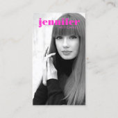 Carte De Visite Modèles et acteurs Capture d'écran moderne IV (Devant)