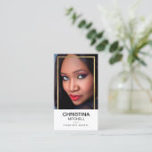 Carte De Visite Modèles et acteurs Moderne Capture d'écran Faux Go (Debout devant)