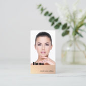 Carte De Visite Modélisation de la Parties scintillant d'or subtil (Debout devant)