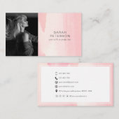 Carte De Visite Models actrice performance élégante photo abstrait (Devant / Derrière)