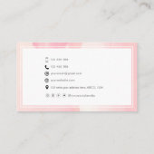 Carte De Visite Models actrice performance élégante photo abstrait (Dos)