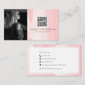 Carte De Visite Models actrice performance élégante photo abstrait (Devant / Derrière)