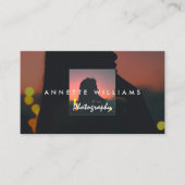Carte De Visite Modern abstract photo photographer (Devant)