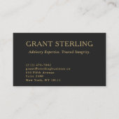 Carte De Visite Modern Accountant CPA Professional QR Code (Devant)