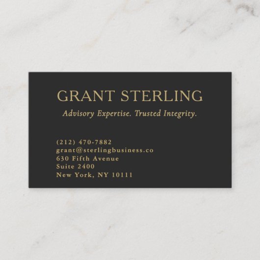 Carte De Visite Modern Accountant CPA Professional QR Code (Devant)