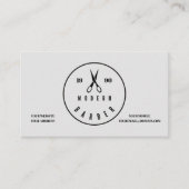 Carte De Visite 'Modern Barber' Business Card (Devant)