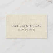 Carte De Visite Modern Beige Textured (Devant)