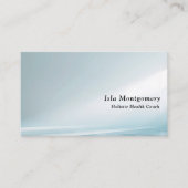 Carte De Visite Modern Blue Gradient (Devant)