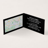 Carte De Visite Modern Bold, Artist Exhibition, Détail (Intérieur)