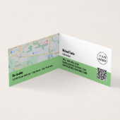 Carte De Visite Modern Bold, Bibliothèque, Bibliothécaire Détaillé (Intérieur)