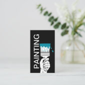 Carte De Visite Modern Bold Painting Professional (Debout devant)