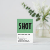 Carte De Visite Modern Bold, Snooker Club, Pool/Snooker Player (Debout devant)