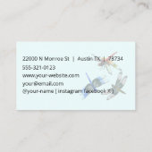 Carte De Visite Modern Classic Personal Dragonflies (Dos)