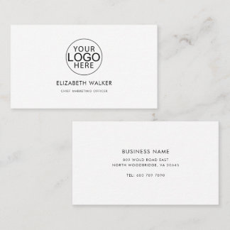 Carte De Visite Modern Company Logo Employees