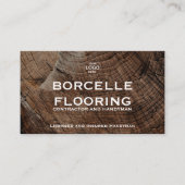 Carte De Visite Modern Construction Bricoleur Menuisier Travail du (Devant)