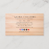 Carte De Visite Modern Construction Handyman Carpenter (Dos)