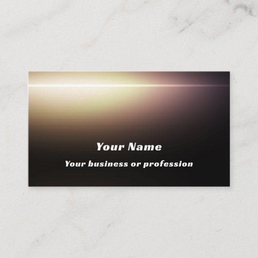 Carte De Visite Modern Cool Black Custom QR Code Professional (Devant)