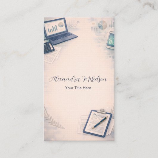 Carte De Visite Modern CPA Office  (Devant)