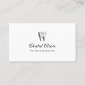 Carte De Visite Modern Dental Clinic Logo QR Code  (Devant)