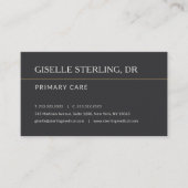 Carte De Visite Modern Doctor Office Appointment Reminder (Devant)