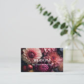 Carte De Visite Modern Flower  (Debout devant)