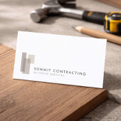 Carte De Visite Modern General Contractor Logo