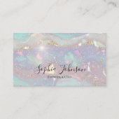 Carte De Visite Modern Glitter Business Card (Devant)