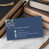Carte De Visite Modern Handwritten Script Graduate Name Card