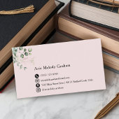 Carte De Visite Modern Handwritten Script Graduate Name Card