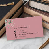 Carte De Visite Modern Handwritten Script Graduate Name Card