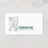 Carte De Visite Modern Hardscape Contractor Minimal Design (Devant)