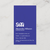 Carte De Visite Modern Holographic Creative Branding (Dos)