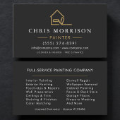 Carte De Visite Modern House Painter Contractor