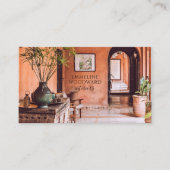 Carte De Visite Modern Interior Designer Photo (Devant)