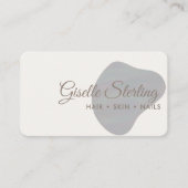 Carte De Visite Modern Iridescent Pearl  (Devant)